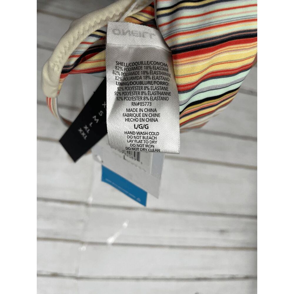 O'Neill Women's Sundance Surfside Bikini Swim Top - Multi Colored L - Picture 4 of 8